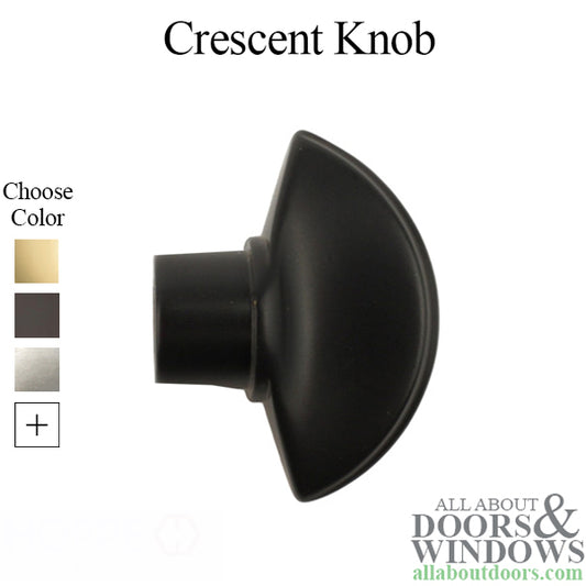 Crescent Knob for Cylinder - Choose Color