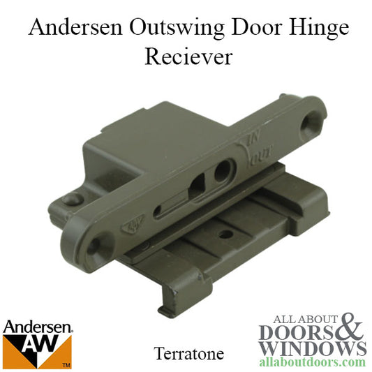 Hinge Receiver, Andersen Frenchwood Outswing Door - Terratone