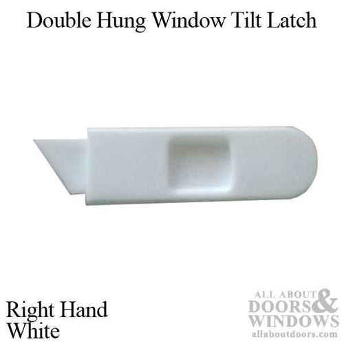 Upper Sash Tilt Latch, Left Hand, V3 Series Double Hung Windows, Choose Color - Upper Sash Tilt Latch, Left Hand, V3 Series Double Hung Windows, Choose Color