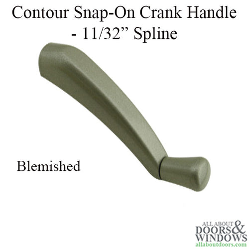 Contour Crank Handle, Truth 11/32 Spline - Gold - BLEMISHED - Contour Crank Handle, Truth 11/32 Spline - Gold - BLEMISHED