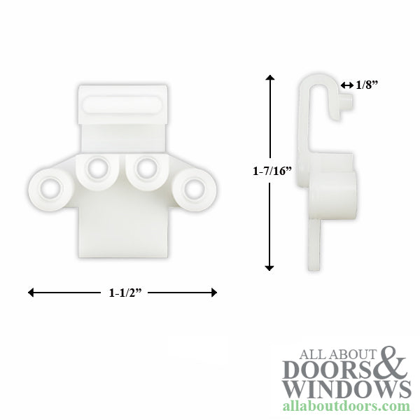 Guide, Adjustable Tie Bar,  Casement - White - Guide, Adjustable Tie Bar,  Casement - White