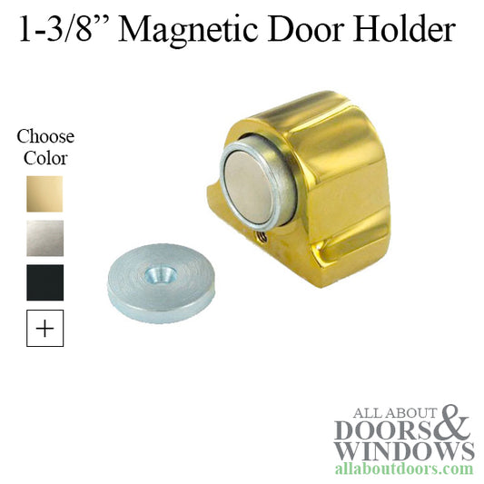 1-3/8 Magnetic Dome Stop/Catch  - Choose Finish