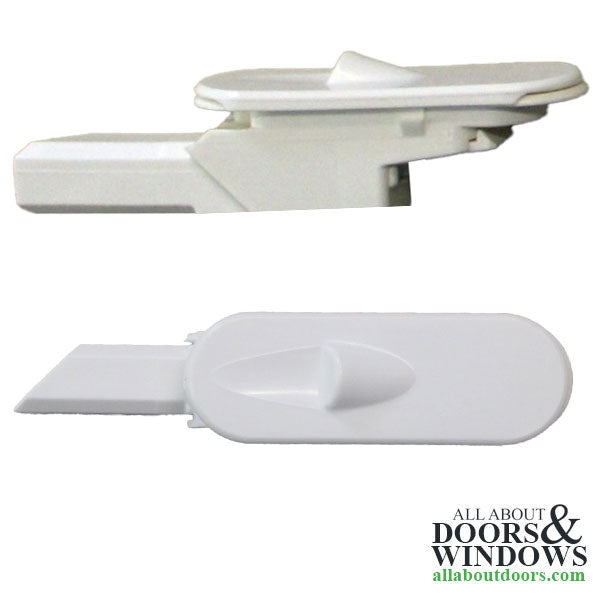 Jeld-Wen Snap in tilt latch for Vinyl single or double hung windows White - Jeld-Wen Snap in tilt latch for Vinyl single or double hung windows White