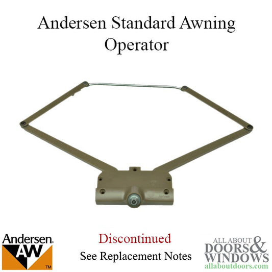 Andersen Awning Operator, 76 Series Scissor Type, 1976 - 1981, 3-1/8 inch Link, Perma-Shield