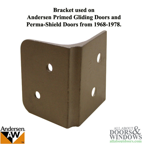 Andersen Right-hand Stationary Door Panel Bottom Bracket - Stone - Andersen Right-hand Stationary Door Panel Bottom Bracket - Stone