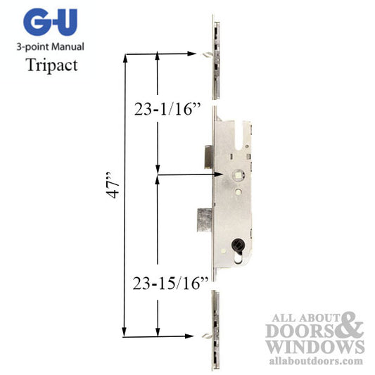 G-U Tripact Europa Active Multipoint Lock With Tongues