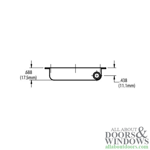 Truth Stud Bracket #10986, Left Hand, E-Gard Finish - Truth Stud Bracket #10986, Left Hand, E-Gard Finish