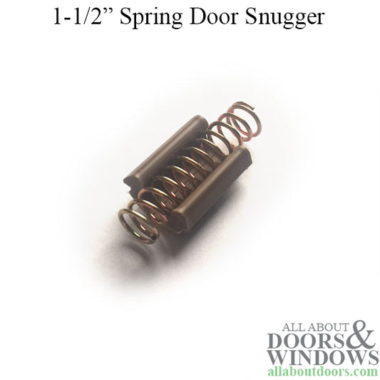 Bi-fold door snugger, 1-1/2" spring