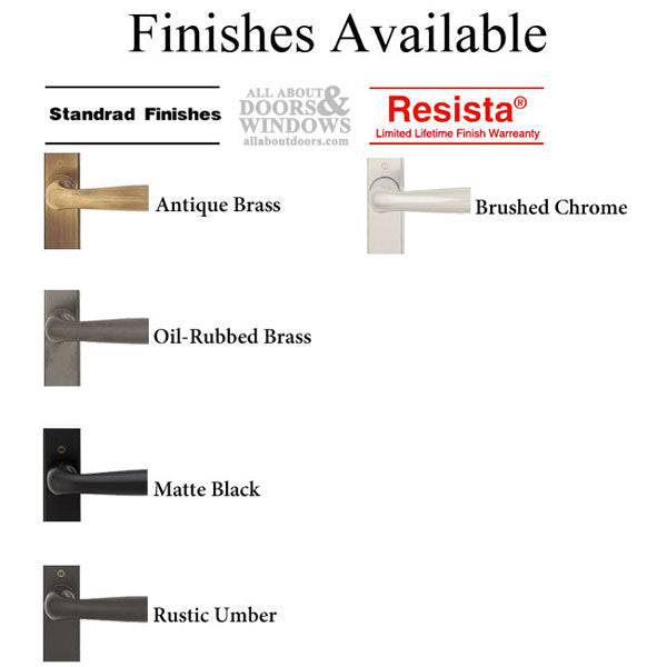 Hoppe Toronto M1020 / 3965N Dummy Pair Handleset – Rustic Umber - Hoppe Toronto M1020 / 3965N Dummy Pair Handleset – Rustic Umber