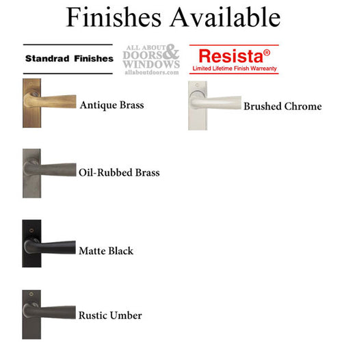 Hoppe Toronto M1020 / 3965N Dummy Pair Handleset – Rustic Umber - Hoppe Toronto M1020 / 3965N Dummy Pair Handleset – Rustic Umber