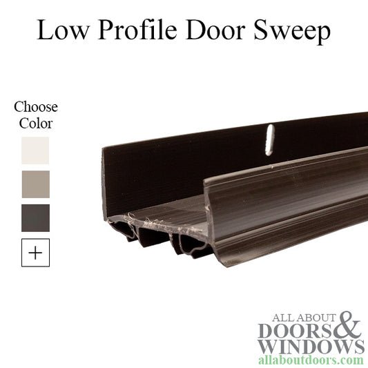 U-shaped wrap-around, Adjustable Door Bottom / Sweep, Vinyl