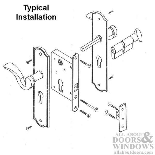 California Classic Replacement Sliding Patio Door Hardware Kit - California Classic Replacement Sliding Patio Door Hardware Kit