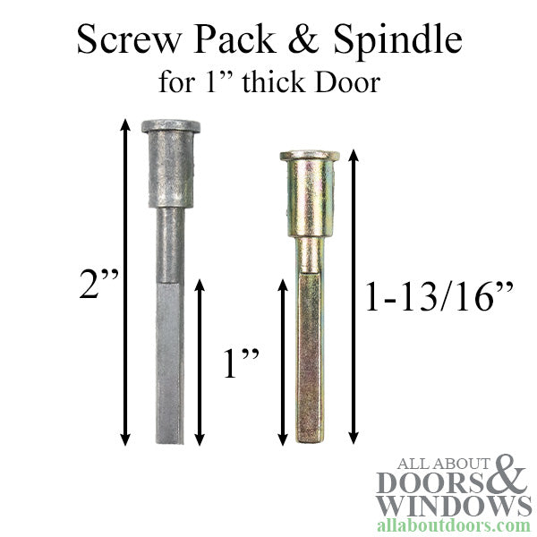 Screw Pack & Spindle for 1