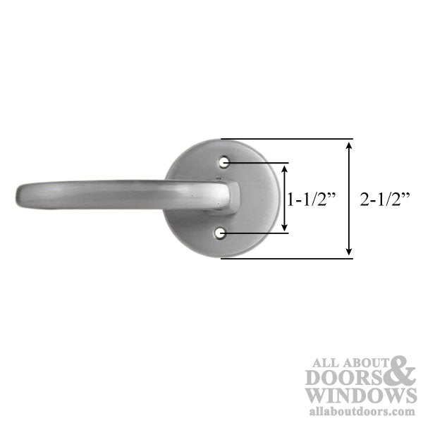 Mandalay Active Mortise Lock Trim Only - US15 - Satin Nickel - Mandalay Active Mortise Lock Trim Only - US15 - Satin Nickel