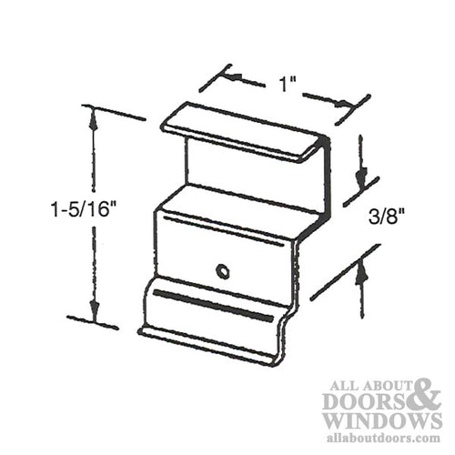 Retainer & Lift Clips, Rivet On - Aluminum - Retainer & Lift Clips, Rivet On - Aluminum