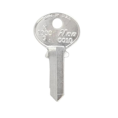Ilco Corbin X1000G CO10 Blank Keys for Corbin Cabinet Locks Pack of 10 - Ilco Corbin X1000G CO10 Blank Keys for Corbin Cabinet Locks Pack of 10