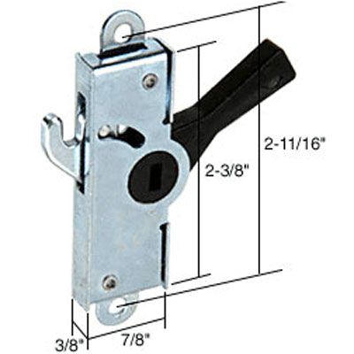 Adams Rite Internal Latch Assembly Surface Mount Handle - Adams Rite Internal Latch Assembly Surface Mount Handle