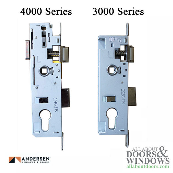 Andersen Storm Door Lock case, Body Only, No Faceplate, Left Hand - Andersen Storm Door Lock case, Body Only, No Faceplate, Left Hand