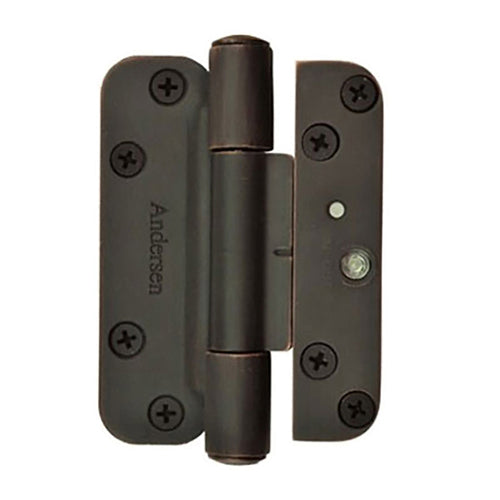 Andersen Single Hinge, Left Hand (2005-Present) - Distressed Bronze - Andersen Single Hinge, Left Hand (2005-Present) - Distressed Bronze