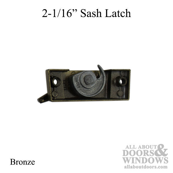 Sweep Lock, 2-1/16 screw holes, 1/8 cam, 7/16 offset - Bronze - Sweep Lock, 2-1/16 screw holes, 1/8 cam, 7/16 offset - Bronze