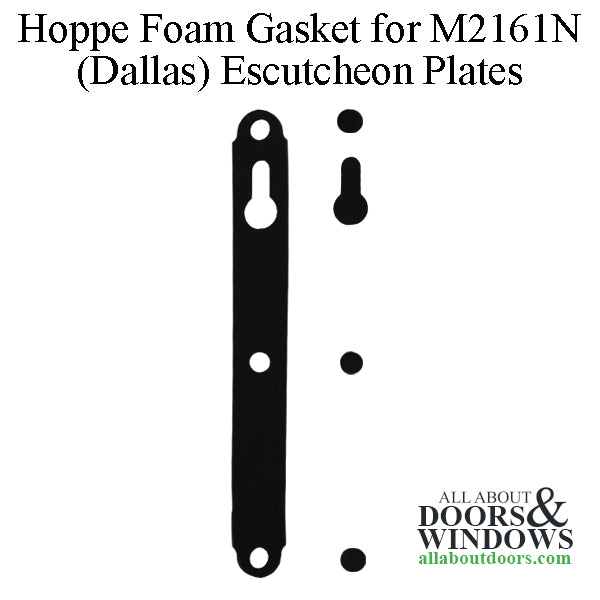 Hoppe Foam Gasket, M2161N (Dallas) Escutcheon Plates - Hoppe Foam Gasket, M2161N (Dallas) Escutcheon Plates