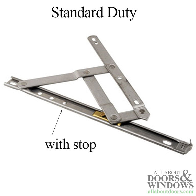 Anderberg 401SS Standard Duty 4 Bar Casement Window Hinge Stainless Steel - Anderberg 401SS Standard Duty 4 Bar Casement Window Hinge Stainless Steel