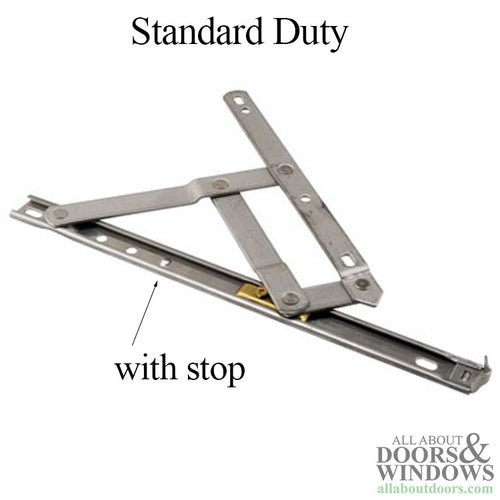 Anderberg 401SS Standard Duty 4 Bar Casement Window Hinge Stainless Steel - Anderberg 401SS Standard Duty 4 Bar Casement Window Hinge Stainless Steel