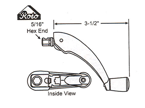 Roto Pro Drive folding crank handle  button  awning casement windows G1 White - Roto Pro Drive folding crank handle  button  awning casement windows G1 White