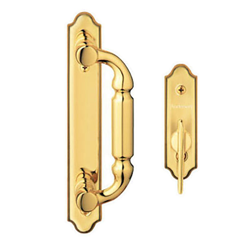 Andersen Covington 2-Panel Gliding Door Hardware Set - Polished Brass - Andersen Covington 2-Panel Gliding Door Hardware Set - Polished Brass