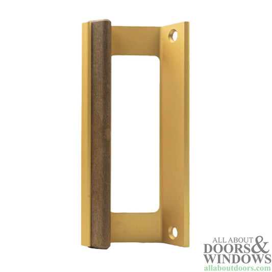 Great Lakes Window Patio Door Handle Set 6-1/4" Screw Hole Spacing Painted Gold