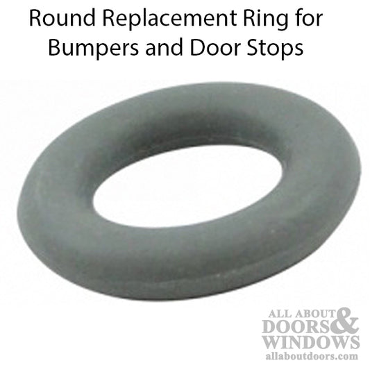 Round Replacement Ring for Bumpers and Door Stops