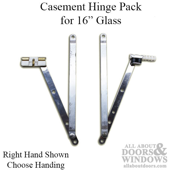 Hinge Pack, Pella Casement - 16 Inch - Choose Handing - Hinge Pack, Pella Casement - 16 Inch - Choose Handing