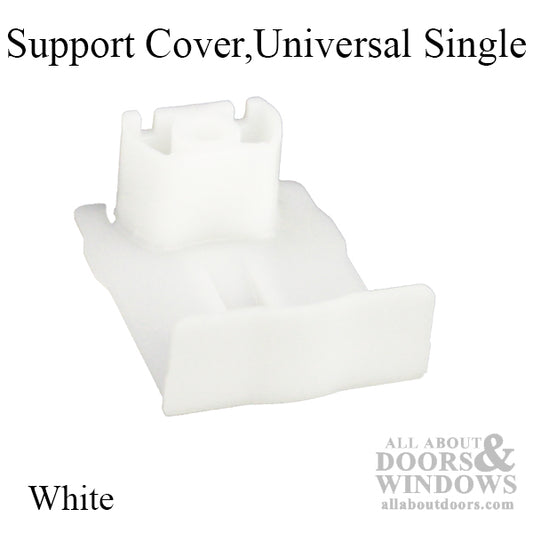 Support Cover, Single Coil Spring 1/1-4 pocket - White