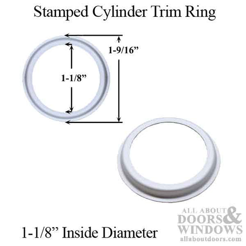 Stamped Cylinder Trim Ring, 5/16