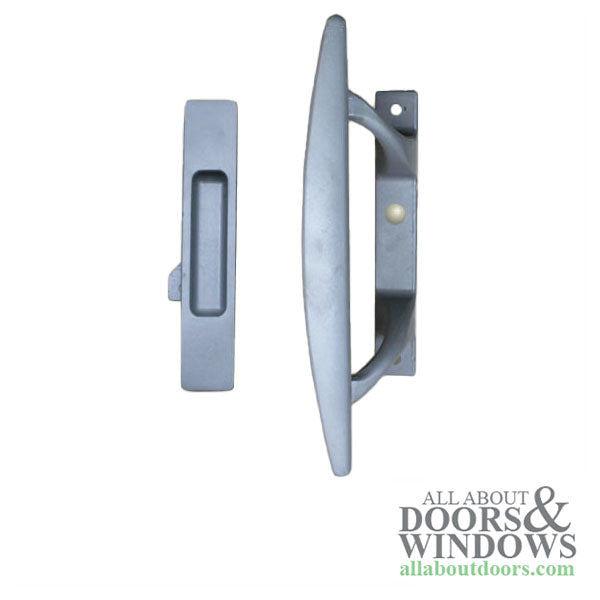 Handle Set for Sliding Patio Doors with Diecast Inside Pull Right Hand - Handle Set for Sliding Patio Doors with Diecast Inside Pull Right Hand