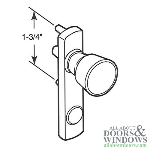 Handle - Outswing Screen Door 1-3/4 - Choose Color - Handle - Outswing Screen Door 1-3/4 - Choose Color