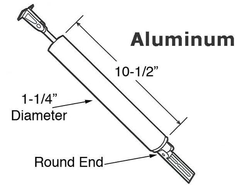 Medium Duty Round End Storm Door Closer - Medium Duty Round End Storm Door Closer