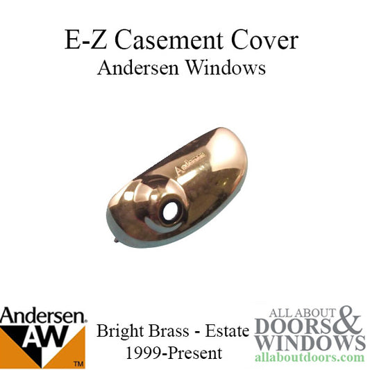 Andersen Cover, E-Z Casement, Estate  - Bright Brass