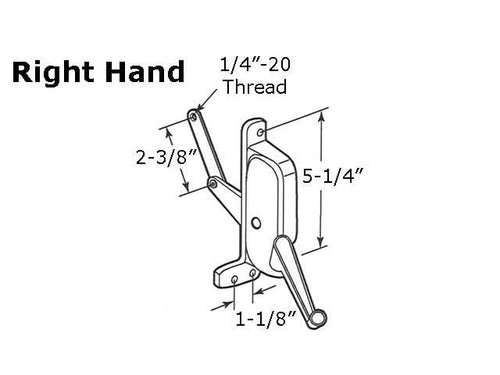 Operator, Type 2 Awning Window,  NEW Style,  RH - Operator, Type 2 Awning Window,  NEW Style,  RH