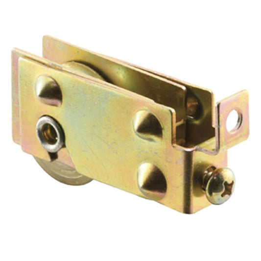 Sliding Door Roller Assembly with Adjustable Steel Housing 1.125 Inch Steel Ball Bearing Wheel Diameter