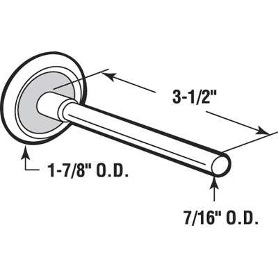Standard Nylon Roller with 1 7/8 Inch Wheel - 2 Pack - Standard Nylon Roller with 1 7/8 Inch Wheel - 2 Pack