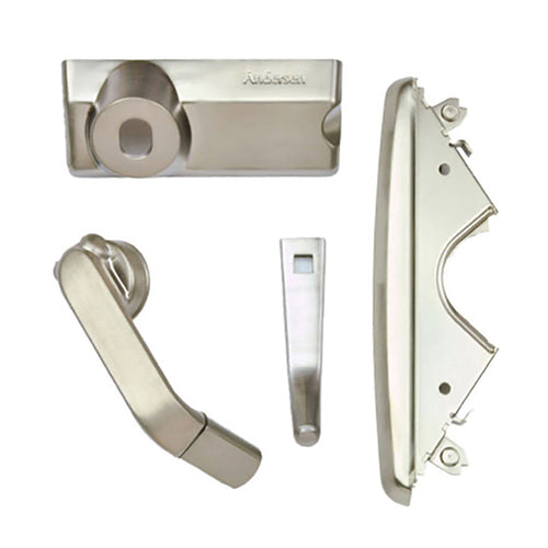 Andersen Casement Window - 200/400 Series - Hardware Pack - Folding Contemporary - Satin Nickel - Andersen Casement Window - 200/400 Series - Hardware Pack - Folding Contemporary - Satin Nickel