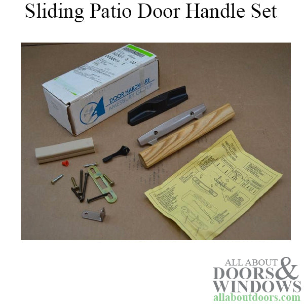 Standard Sliding Patio Door Wood Handle/Outside Pull 3-15/16