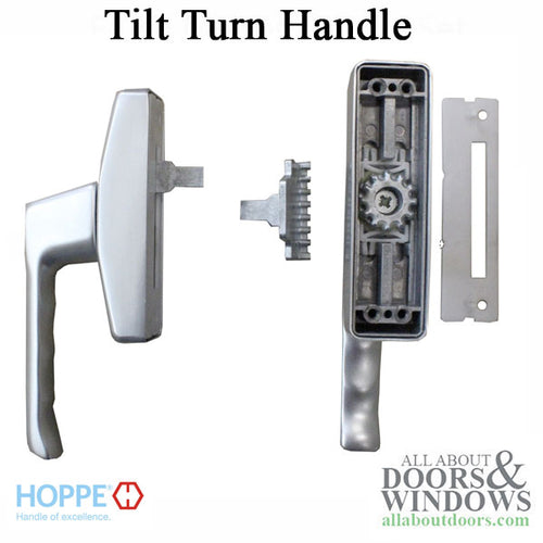 Hoppe London Turn / Tilt  Non-Keyed Fork Drive window handle - Hoppe London Turn / Tilt  Non-Keyed Fork Drive window handle