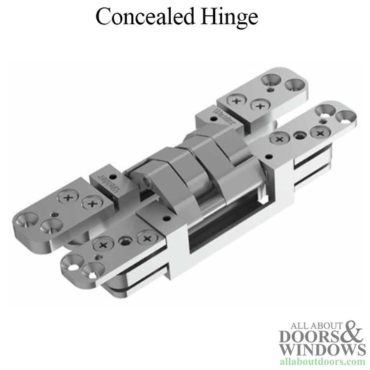 3D Adjustable Concealed Hinge, Stainless Steel