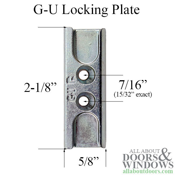 G-U Uni-Jet Locking Plate, 5/8