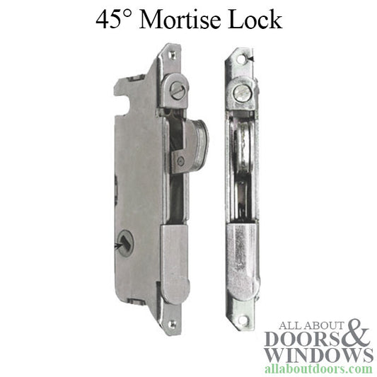 Mortise Lock, 45_ Slot Wood & Vinyl Patio Doors, W & F Style