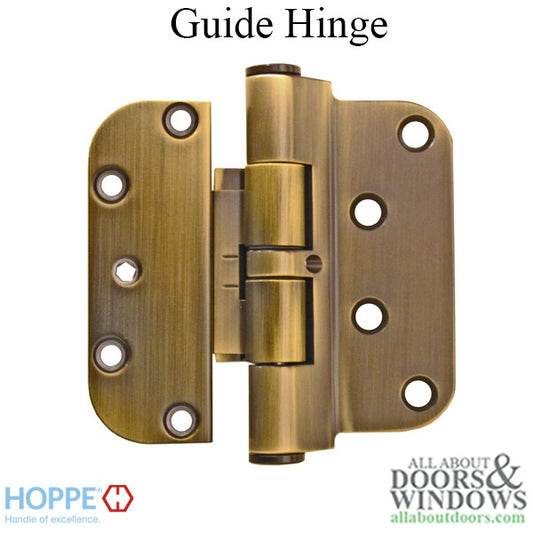 Hoppe F73, 2009 Guide Hinge, Antique Brass