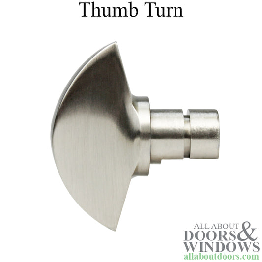 Thumb Turn Kit for Multipoint Lock Trim Emtek Satin Nickel