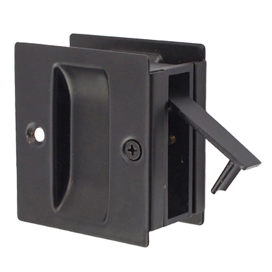 Pocket Door Pull Passage 2-1/2 x 2-3/4 Inch - Choose Finish